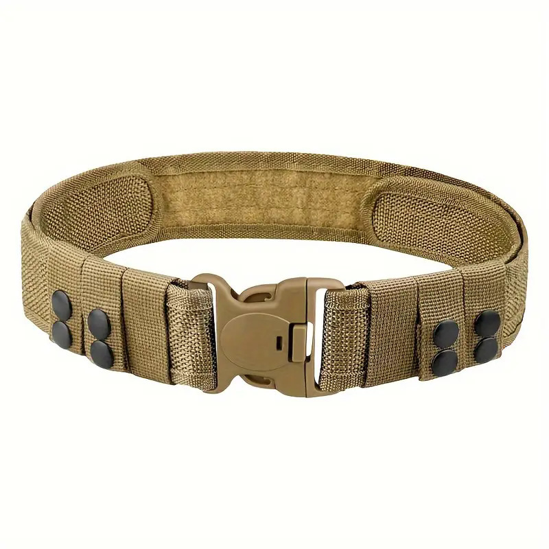 Cinturón Táctico con Velcro en Forma de S | Outdoor y Senderismo para Hombre | Ajuste Rápido - Imagen 3