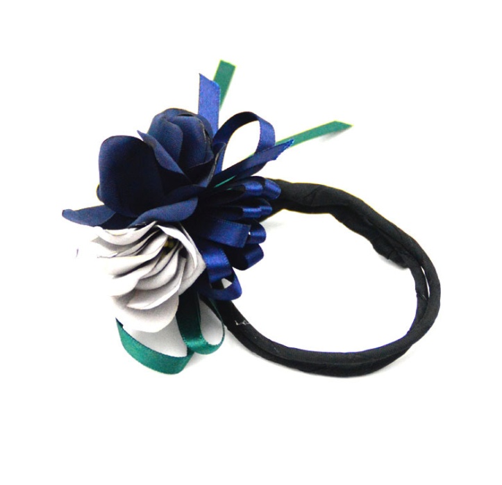 Pinza de Pelo Coreana con Flor y Perlas | Coletero Decorativo | Accesorio Elegante para Mujer y Niña | TiendasFR - Imagen 5