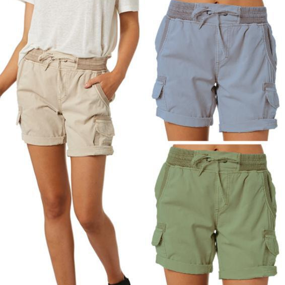 Shorts Cargo de Tiro Alto para Mujer | Estilo Utilitario y Moderno | Verano 2026 - Imagen 5