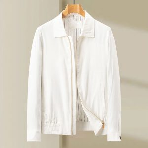 Chaqueta de Lino con Solapa para Hombre | Ligera y Elegante | Primavera-Verano 2026