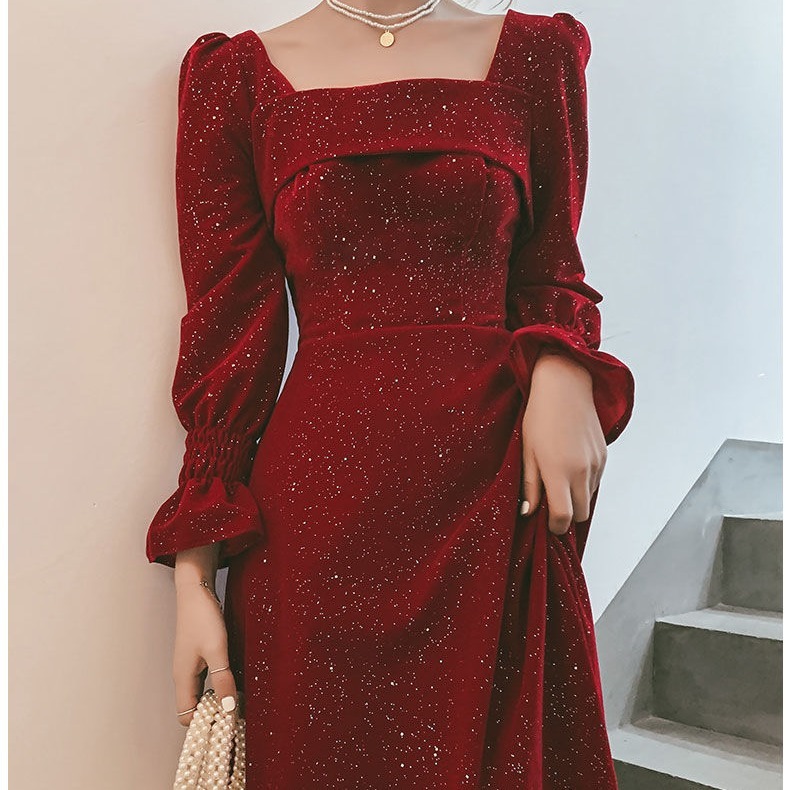 Vestido Rojo de Eventos para Otoño | Elegante y Sofisticado | Bodas y Celebraciones - Imagen 3