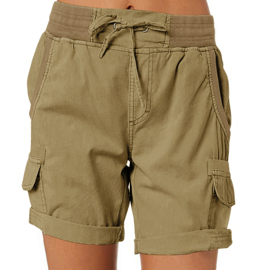 Shorts Cargo de Tiro Alto para Mujer | Estilo Utilitario y Moderno | Verano 2026 - Imagen 3