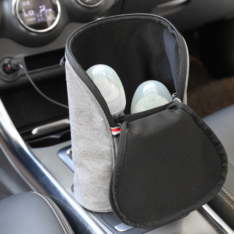 Calentador Portátil USB para Leche Materna y Biberón | Gris | Ideal para Viajes y Coche | Maternidad | TiendasFR - Imagen 2