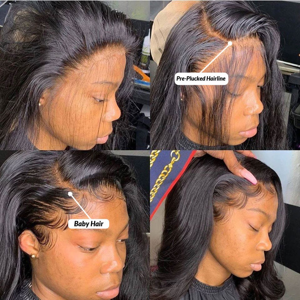 Peluca 360 de Cabello Humano con Ondas Corporales | Encaje Frontal Completo | Versátil para Recogidos | TiendasFR - Imagen 2