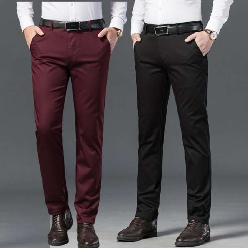 Pantalones Casuales Versátiles para Otoño | Negros y Modernos para Hombre | Múltiples Tallas