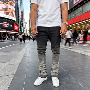 Pantalones Vaqueros de Alta Gama con Lavado Degradado para Hombre | Estilo Moderno