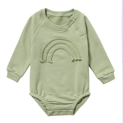 Pelele de Manga Larga con Tejido Gofrado para Bebé | Beige | Tallas 59-90 cm | Ropa Suave para Primavera y Otoño | TiendasFR - Imagen 4