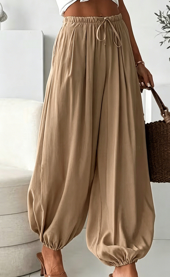 Pantalones de Verano con Cintura Elástica para Mujer | Largo hasta el Tobillo | Cómodos y Frescos - Imagen 10