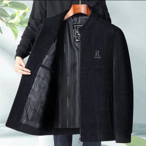 Chaqueta Informal de Corte Holgado para Hombre | Color Liso para Primavera y Otoño