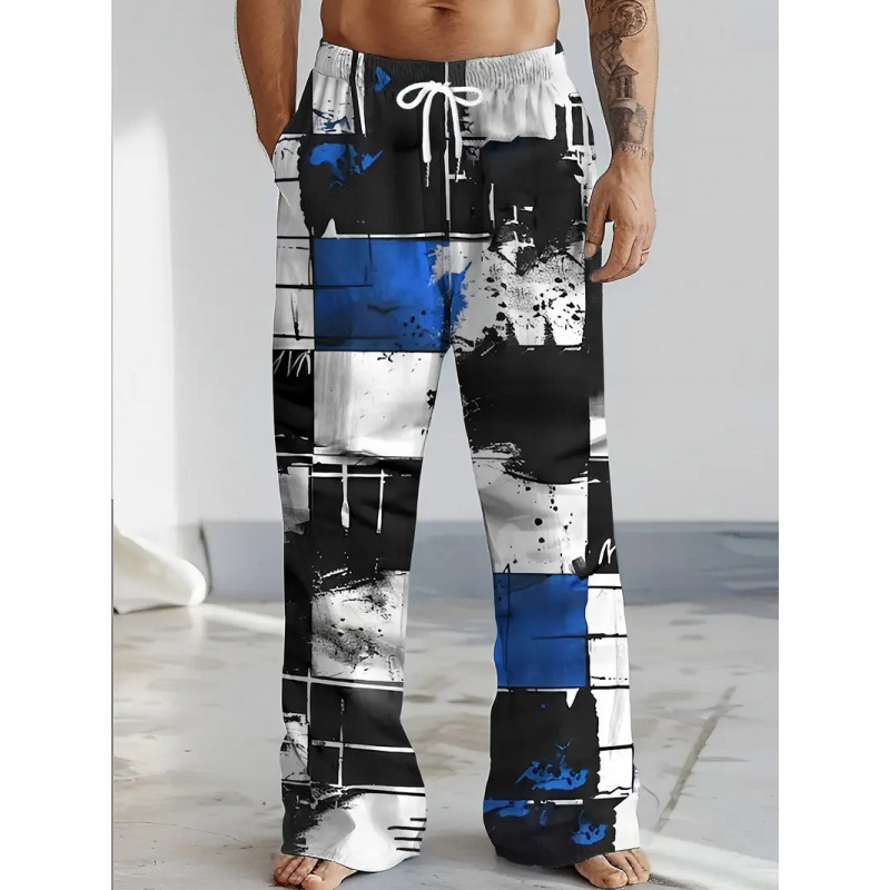 Pantalones de Pierna Ancha para Hombre | Estilo Europeo y Americano | Versátiles y Modernos - Imagen 7