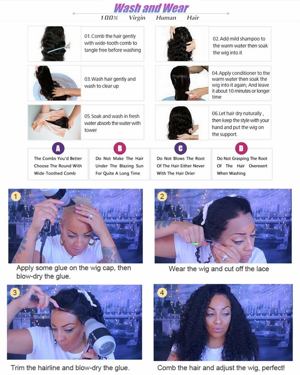 Peluca de Cabello Humano Virgen Ondulado | Encaje Frontal 13x4 | Natural y Versátil | Múltiples Largos | TiendasFR - Imagen 4