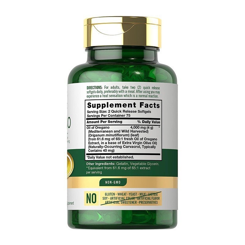 Cápsulas de Aceite de Orégano | 150 Cápsulas Blandas | Suplemento Natural | Apoyo Inmunológico y Digestivo | TiendasFR - Imagen 5