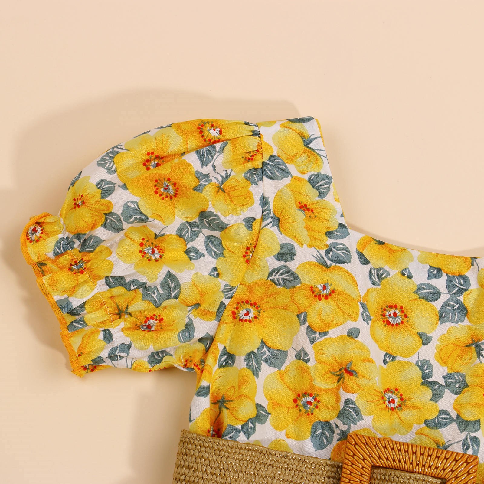 Vestido de Verano Amarillo para Niña | Sin Mangas | Tallas 2T-6T | Ropa Fresca y Bonita para Bebé y Niña | TiendasFR - Imagen 2