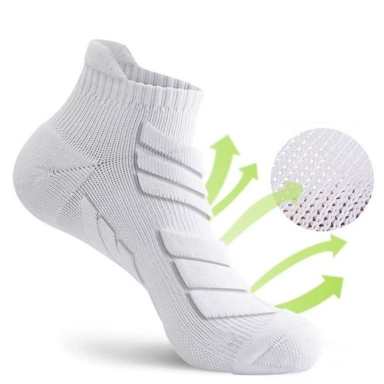 Calcetines Deportivos Antideslizantes y Transpirables | Running y Baloncesto | Talla Única - Imagen 8