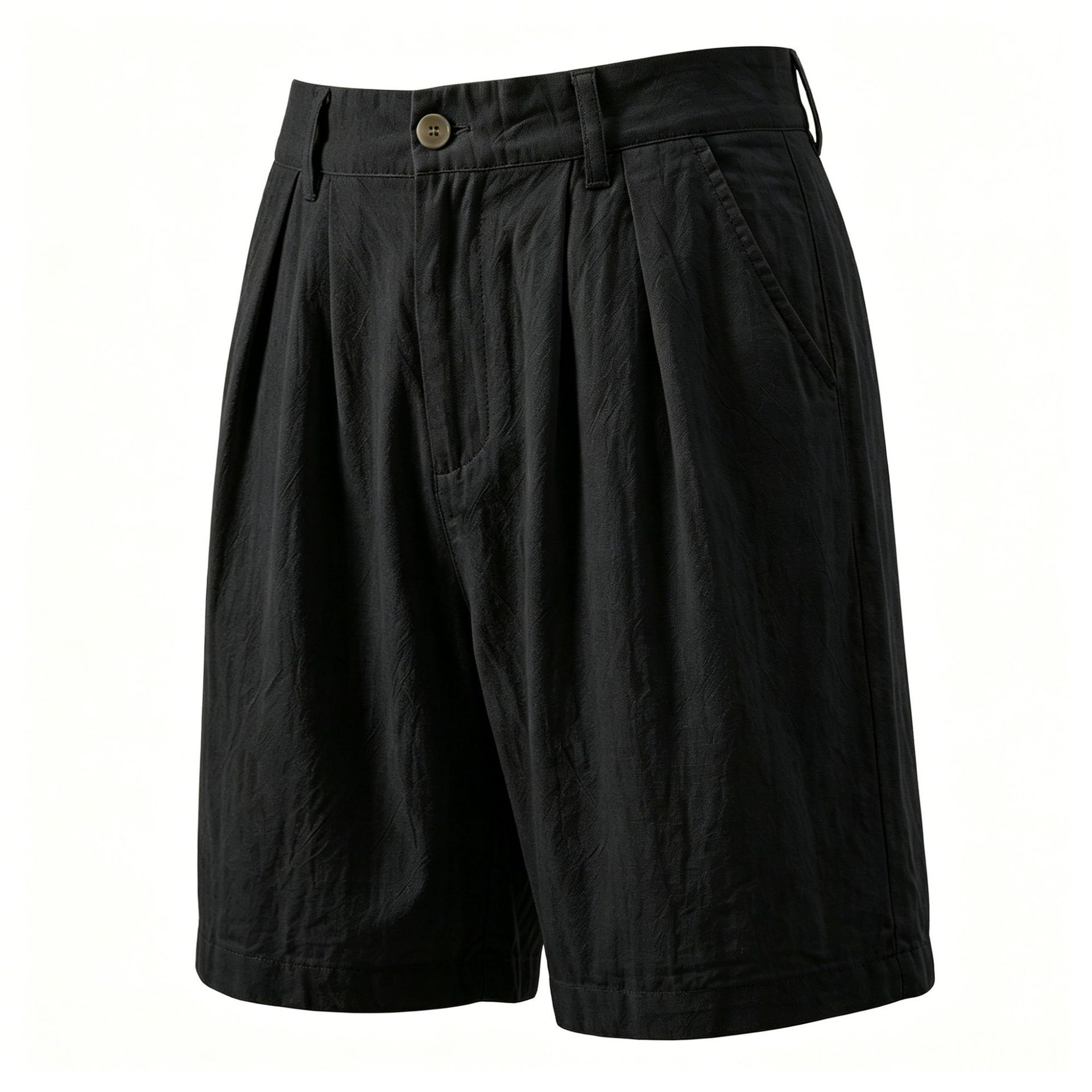 Pantalones Capri Casuales Pierna Recta Estilo Resort para Hombre | Albaricoque Verano - Imagen 7