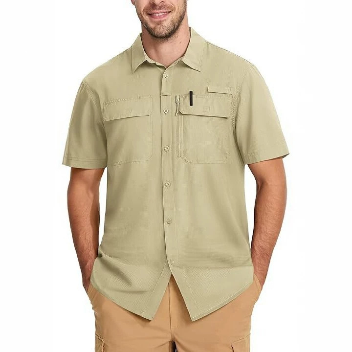 Camisa Ligera de Secado Rápido para Exteriores | Transpirable y Versátil para Hombre - Imagen 2