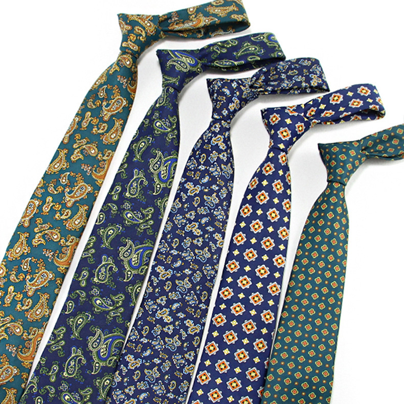 Corbata Floral Estilo Coreano Retro | Informal y Moderna para Hombre | Regalo Original - Imagen 10