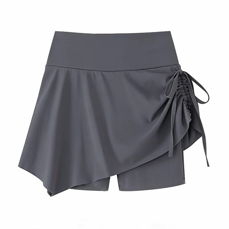 Shorts de Yoga de Tiro Alto con Efecto Dos Piezas | Falso Conjunto Deportivo | Verano 2026 - Imagen 7